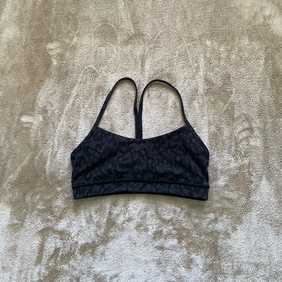 lululemon athletica Other - Lululemon Flow Y Bra Cheetah Animal Print Sports Bra